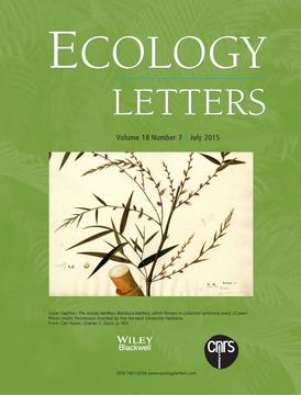 2015 Ecology Letters 18 (7)
